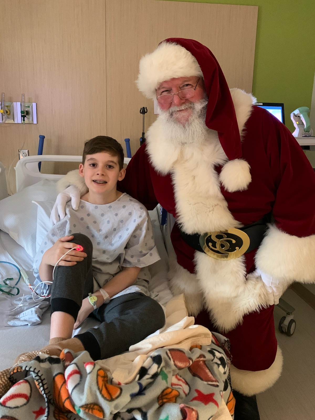 Moses Cone Hospital Santa's Red Sleigh